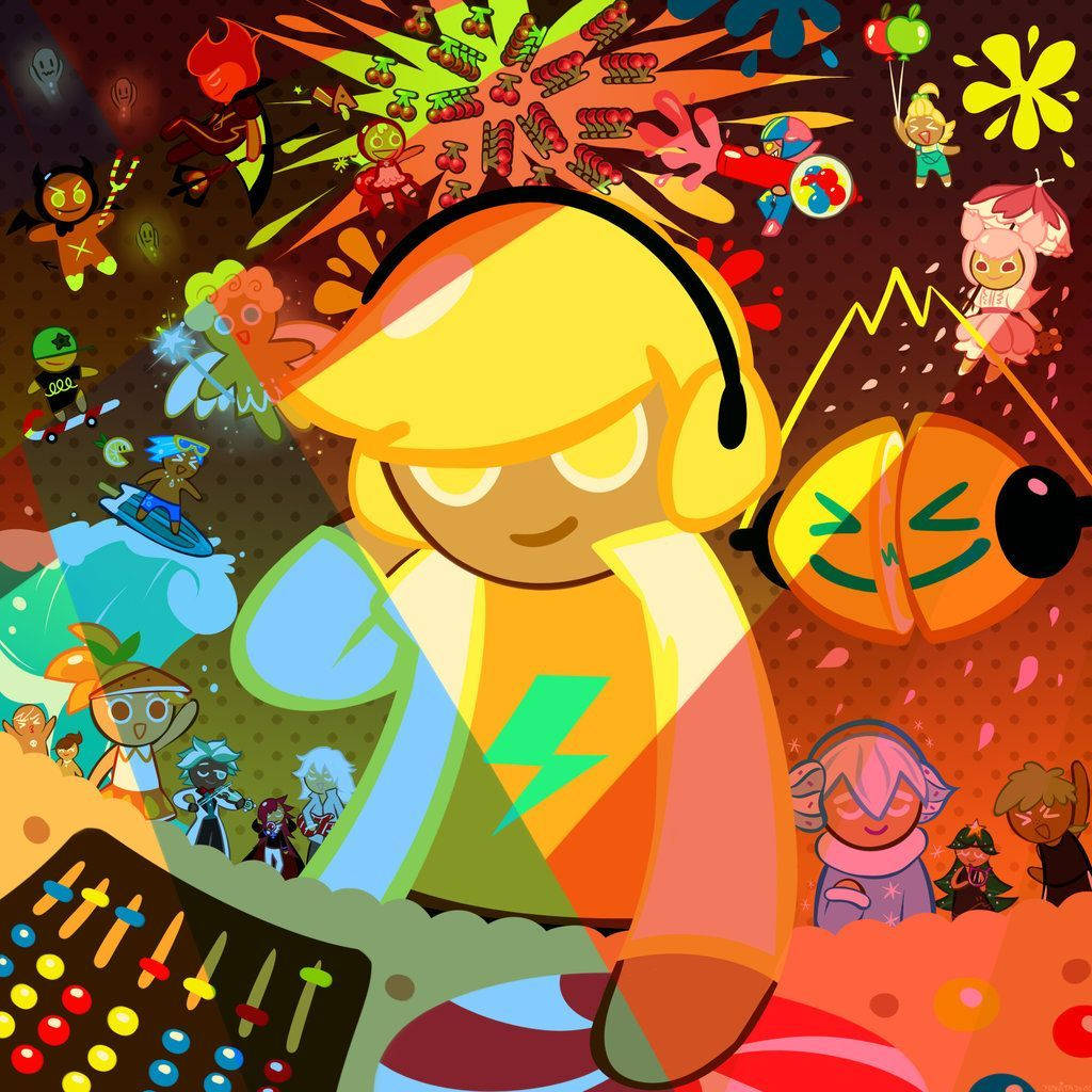 Dance To The Beat - Dj Cookie In Cookie Run Kingdom Background