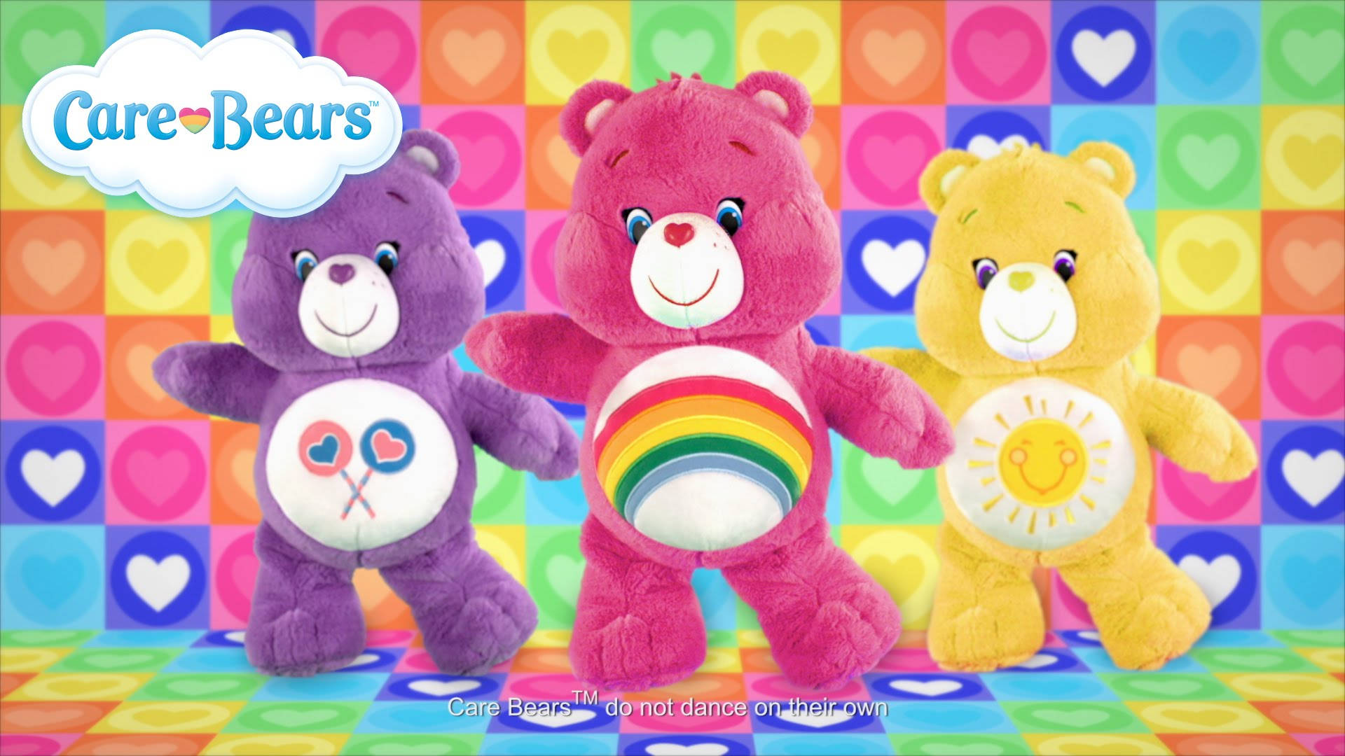 Dancing Care Bears Background