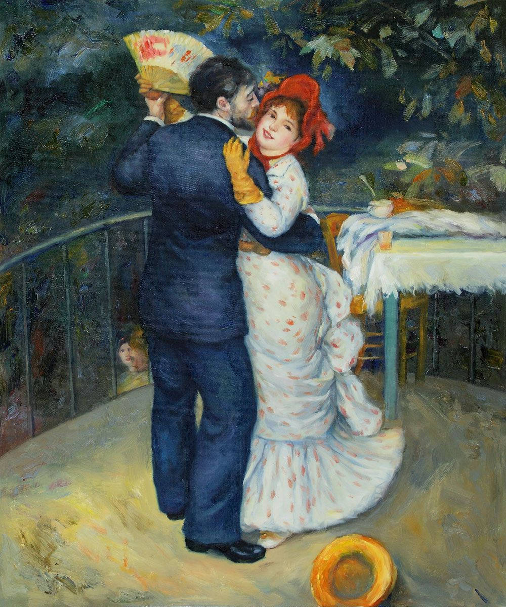 Dancing Couple By Renoir Background