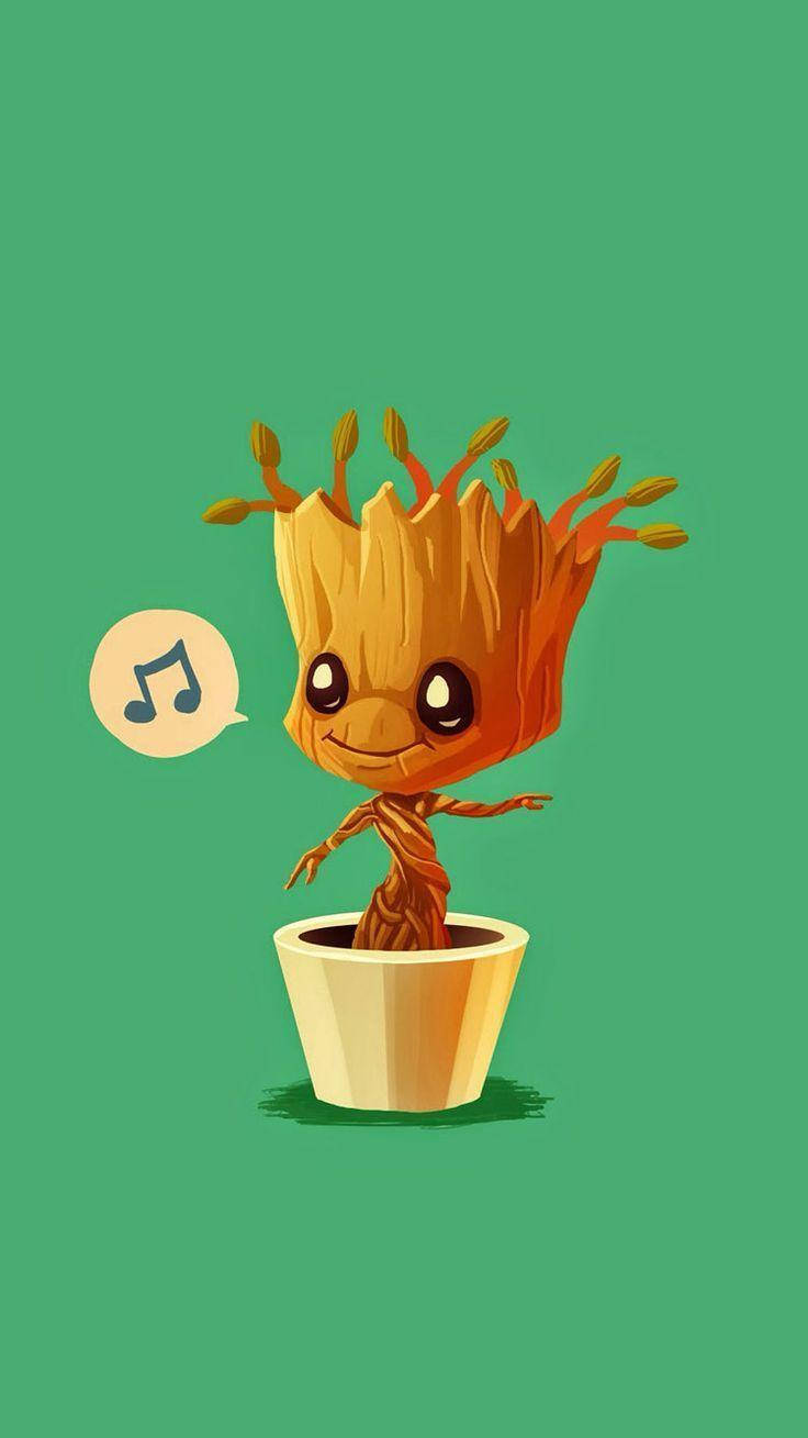 Dancing Groot In Pot