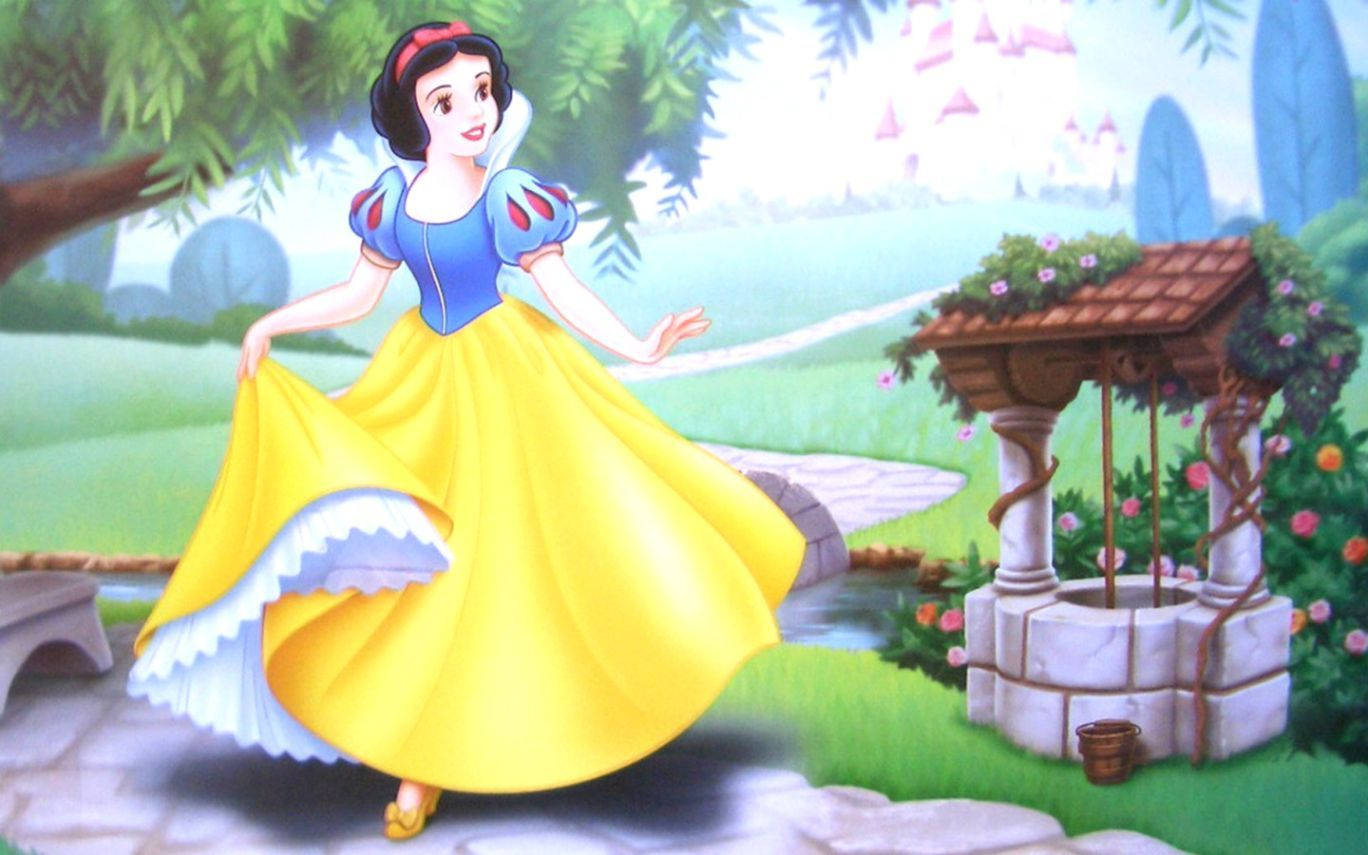 Dancing Snow White Background