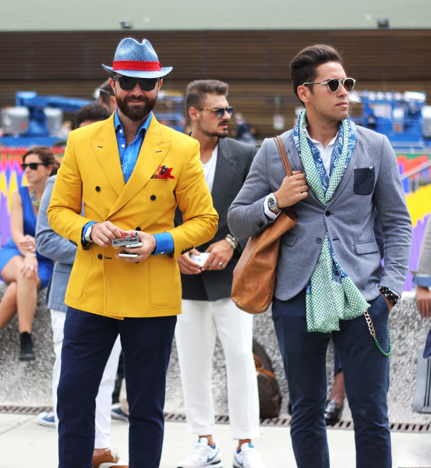 Dandy Male Fashionistas Background