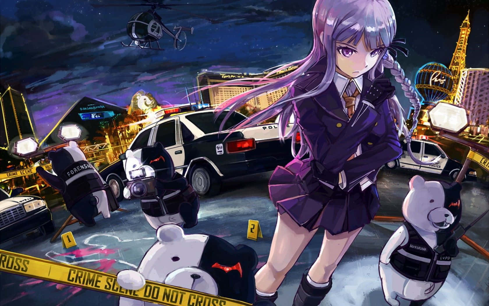 Danganronpa 2 Goodbye Despair Kyoko Kirigiri Background