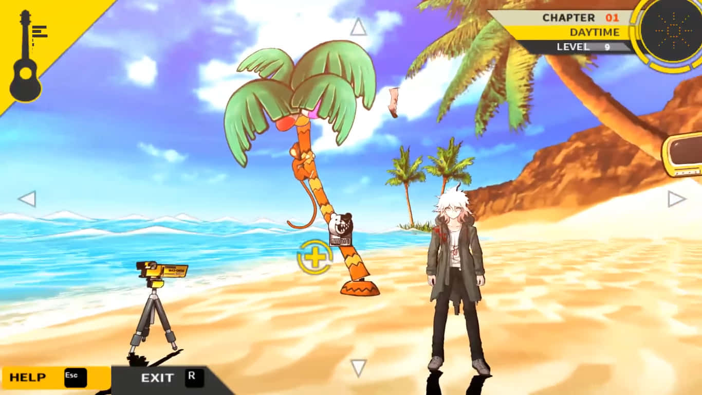 Danganronpa 2 Goodbye Despair Nagito Komaeda Beach Background