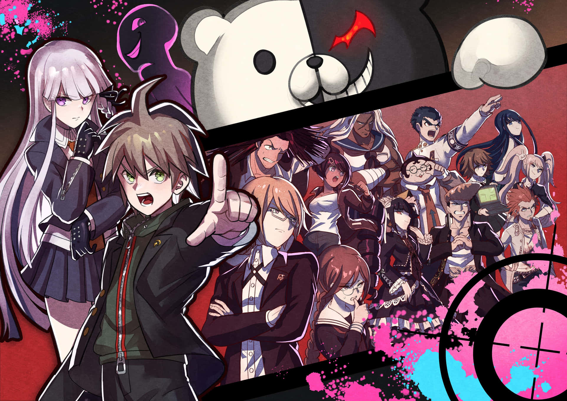 Danganronpa Charactersand Monokuma
