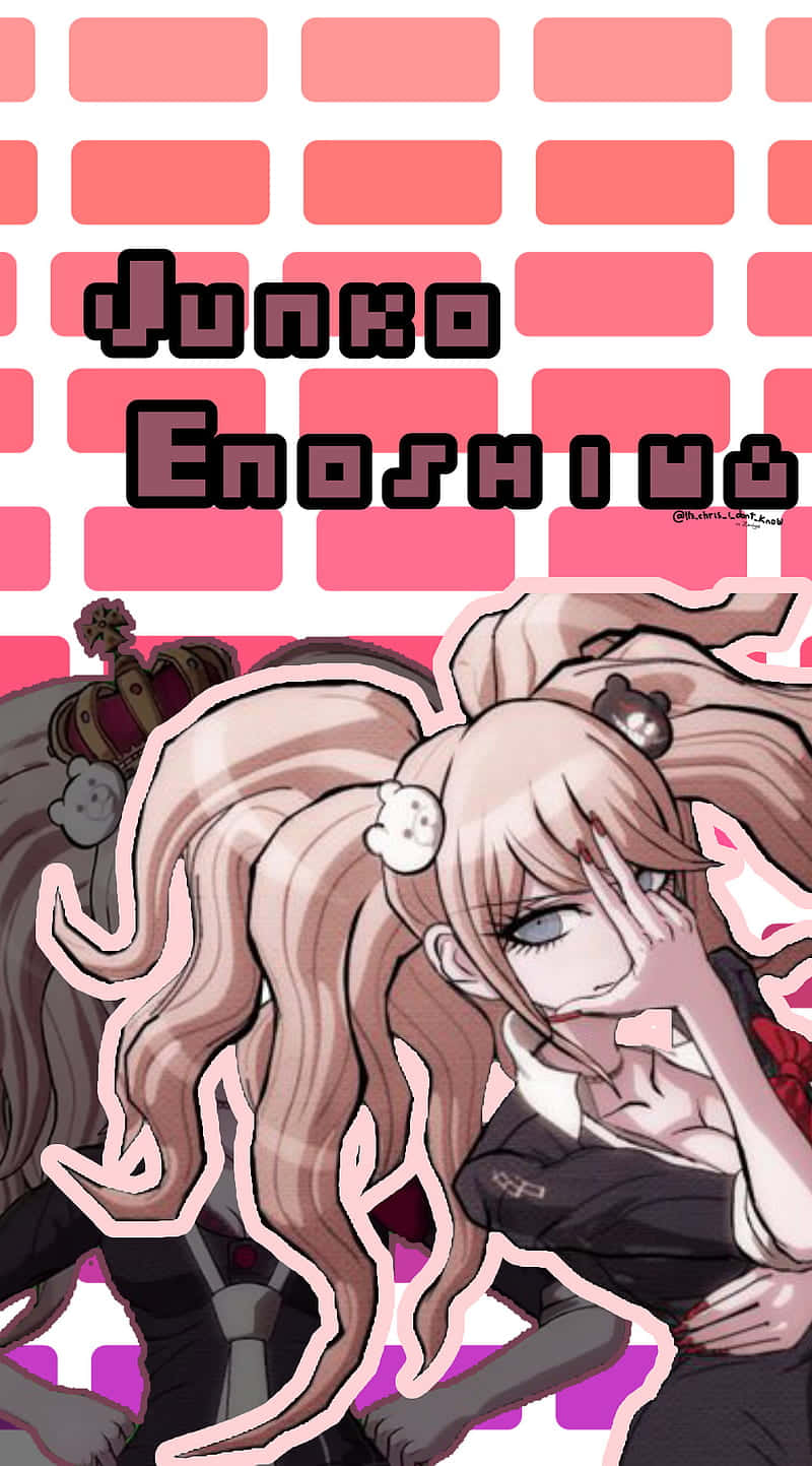 Danganronpa Junko Enoshima Fanart Background