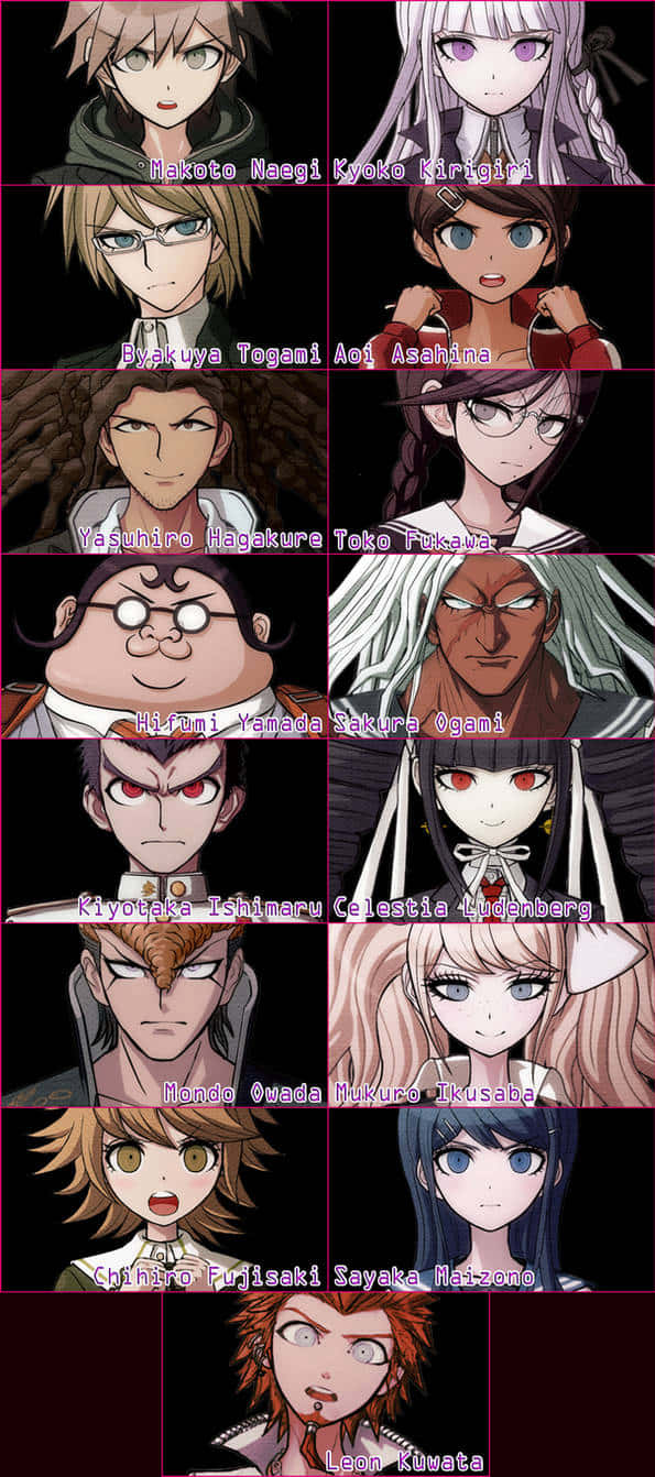 Danganronpa1 Character Portraits