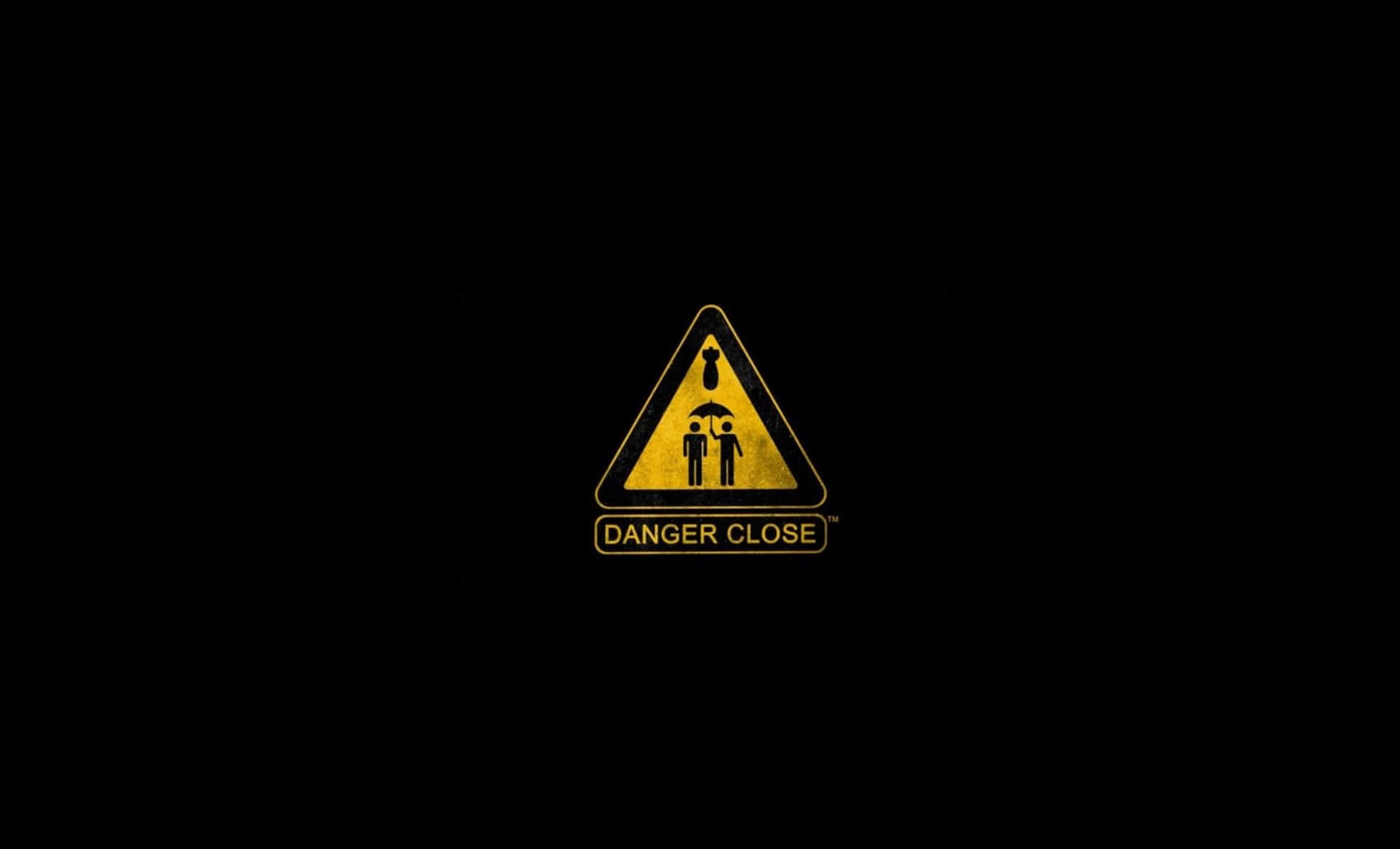 Danger Close Warning Background