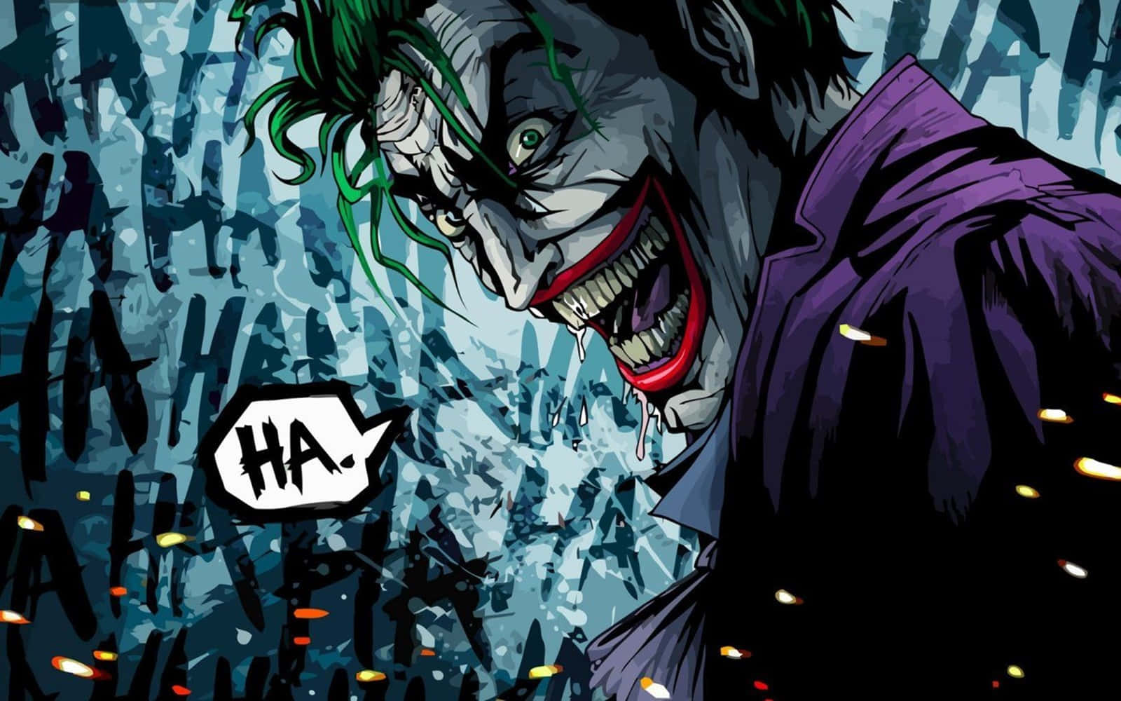 Dangerous Joker Batman Comics Art Background