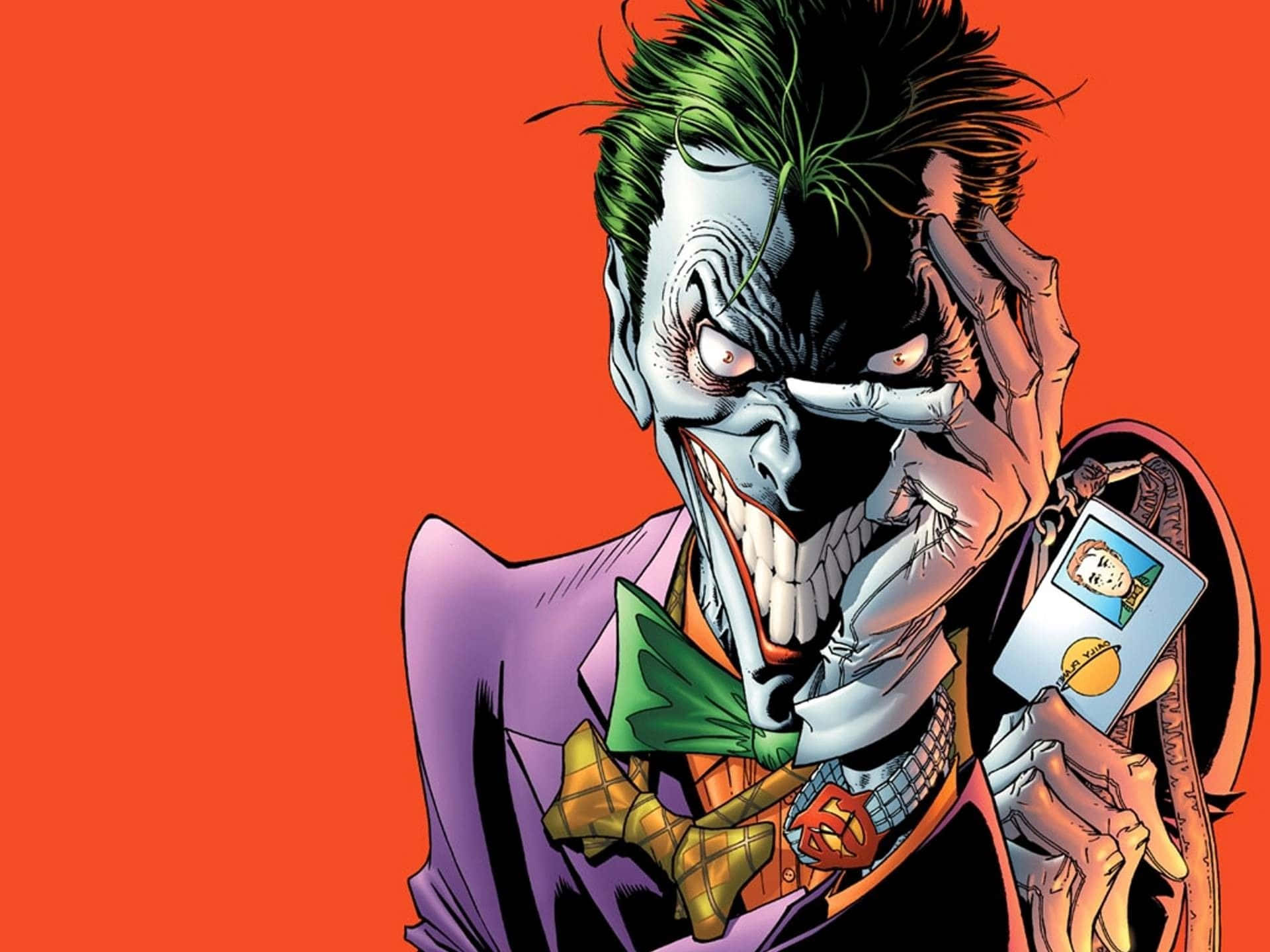 Dangerous Joker Cool Scary Art Background