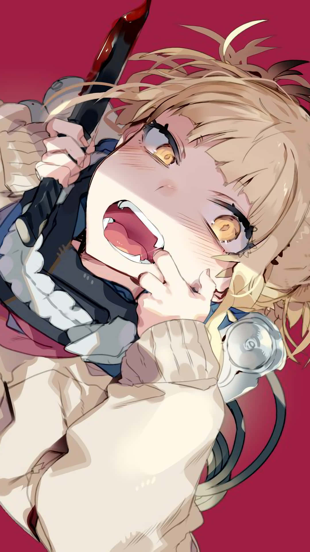 Dangerous Mocking Himiko Toga Aesthetic Background