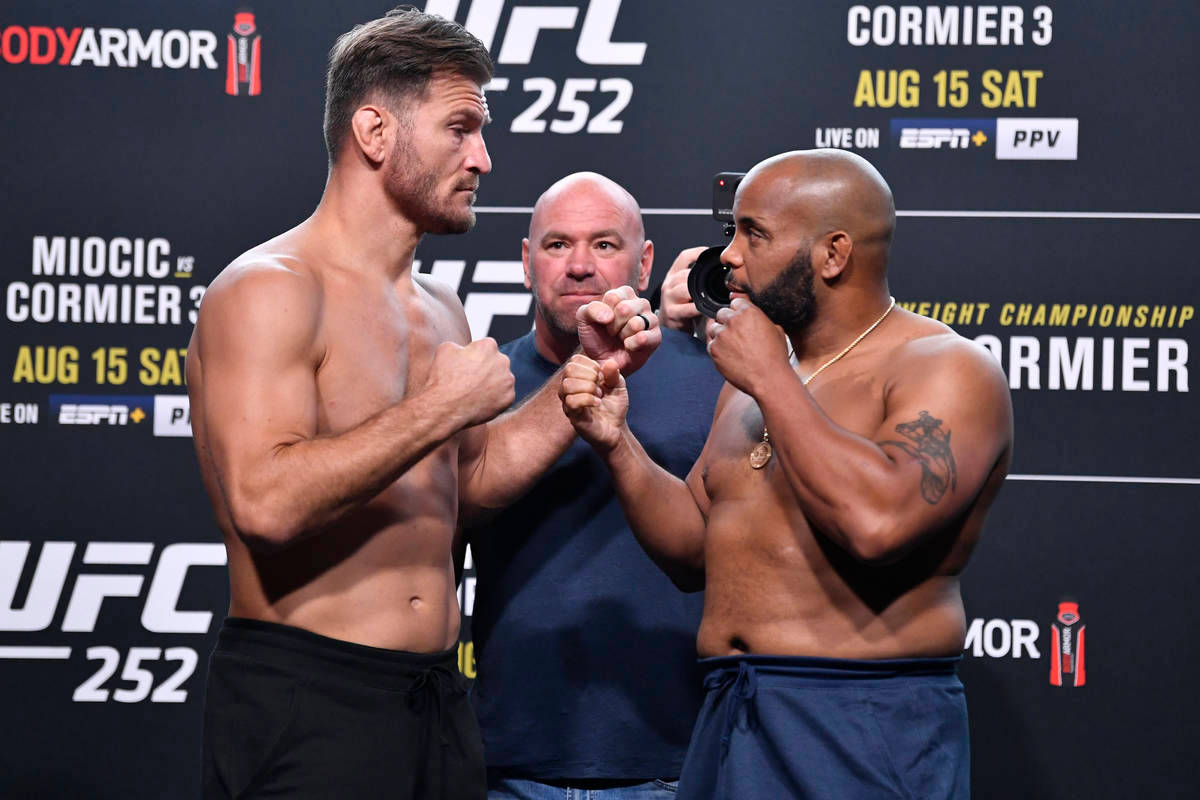 Daniel Cormier And Stipe Miocic Ufc 252 Background