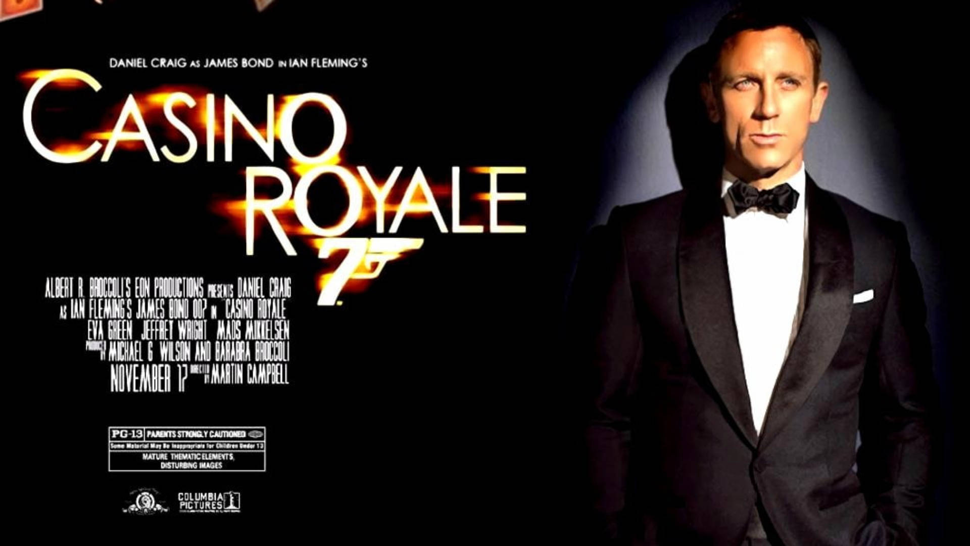 Daniel Craig Casino Royale Background