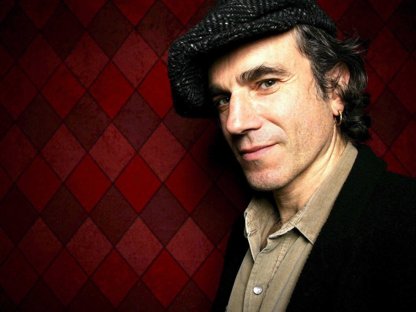 Daniel Day-lewis In A Flat Cap Background