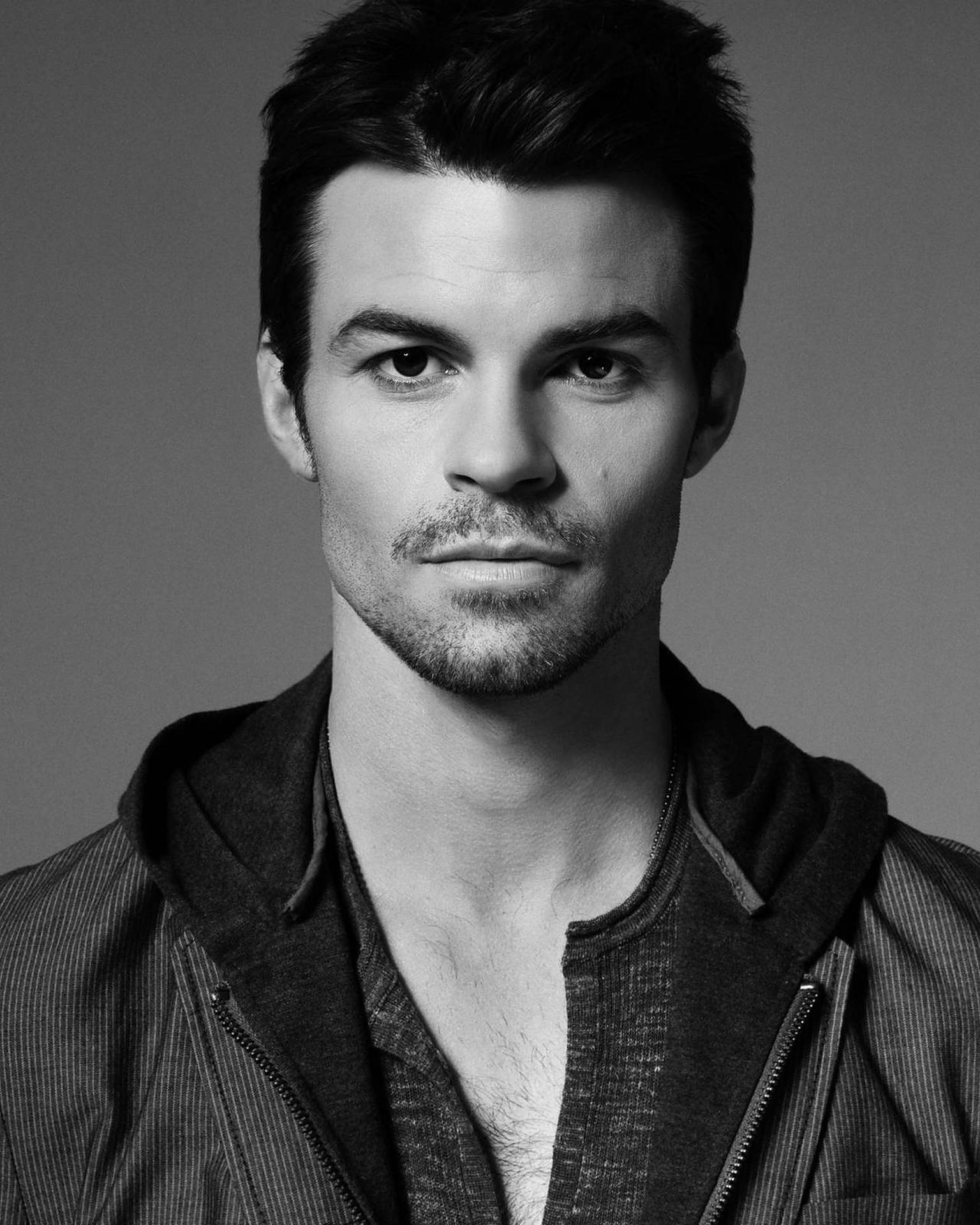 Daniel Gillies Grayscale Background