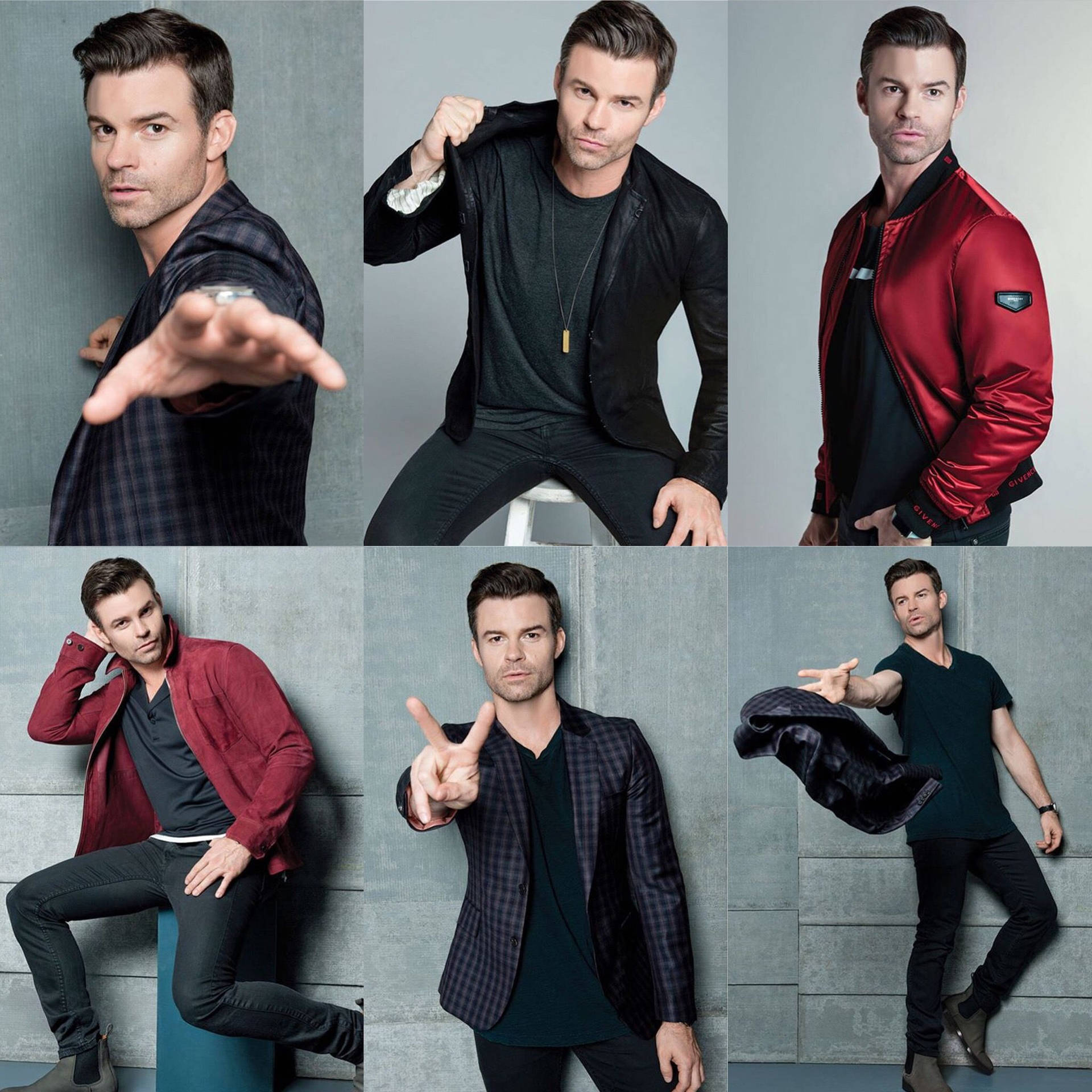 Daniel Gillies In Sleek Photo Shoot Background