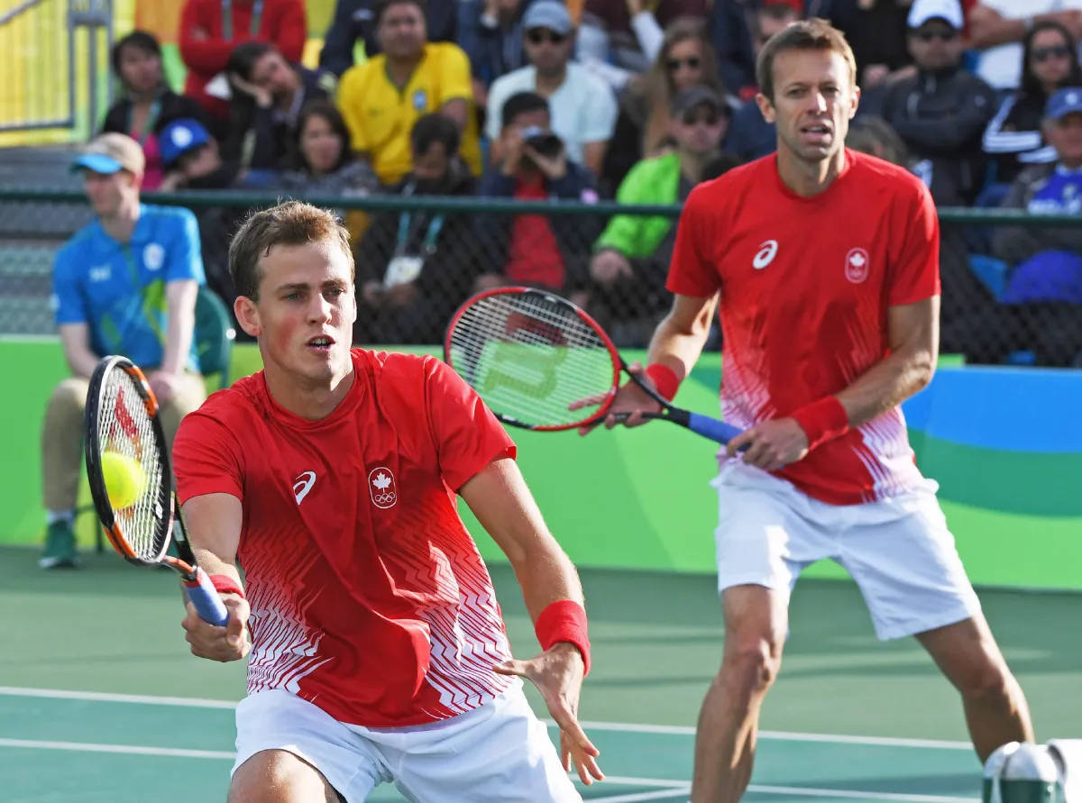 Daniel Nestor And Vasek Pospisil Background