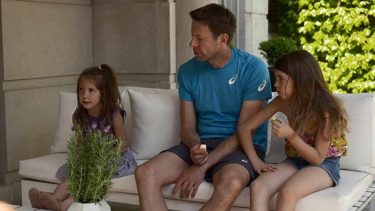 Daniel Nestor With Daughters