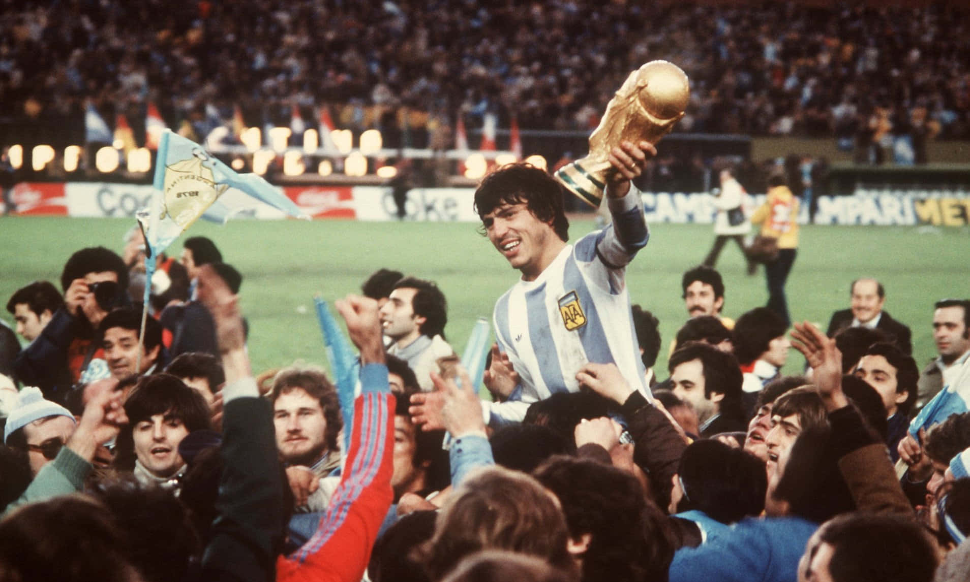 Daniel Passarella World Cup Celebration Background