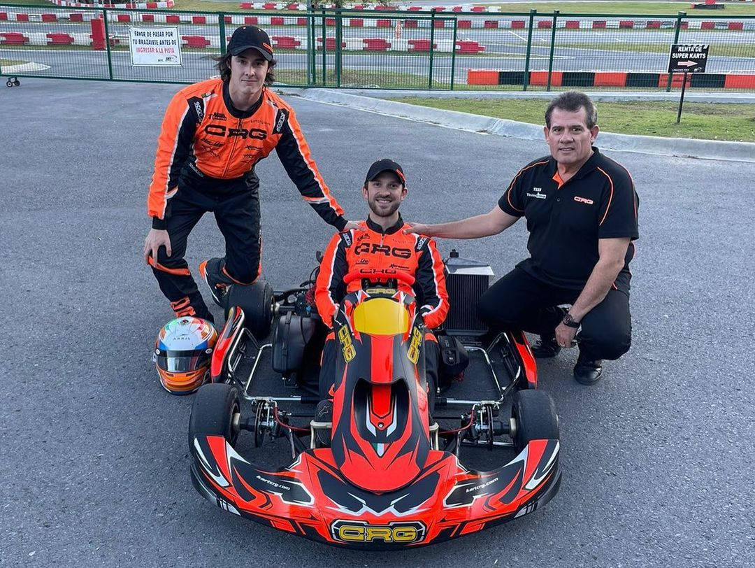 Daniel Suarez With Two Men