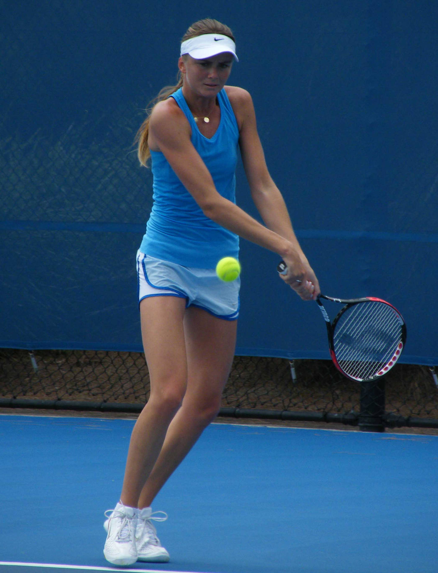 Daniela Hantuchova Blue Portrait