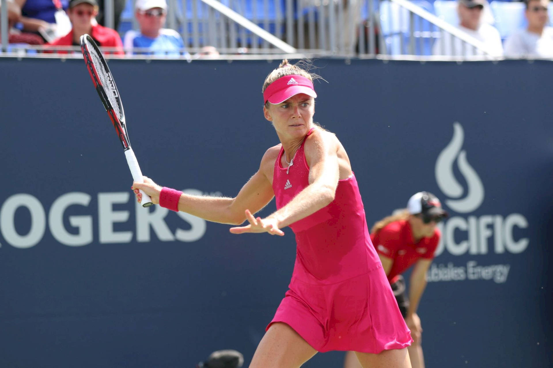 Daniela Hantuchova In Actual Tennis Game