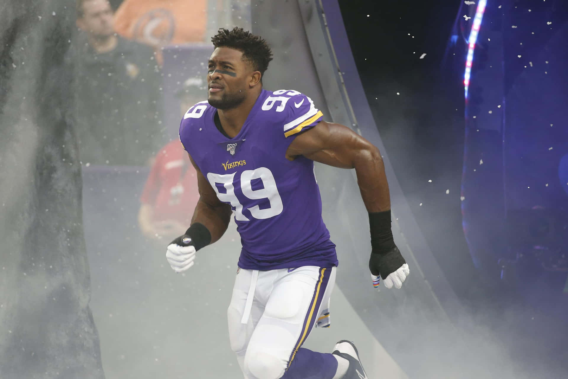 Danielle Hunter Football Player Digital Art Background