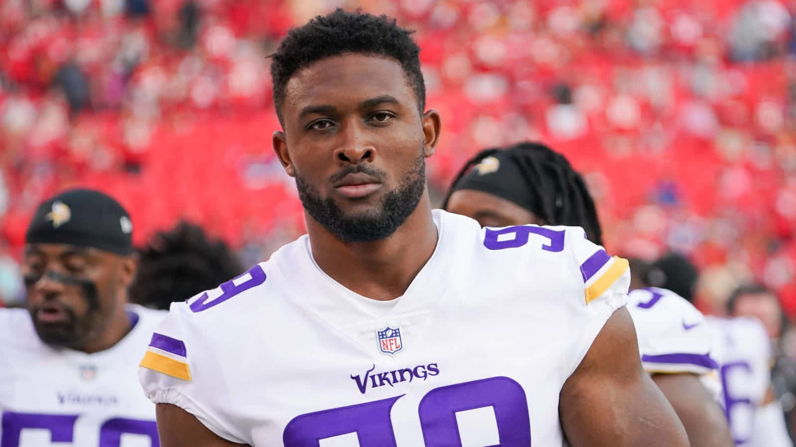 Danielle Hunter Minnesota Vikings Close-up Shot Background