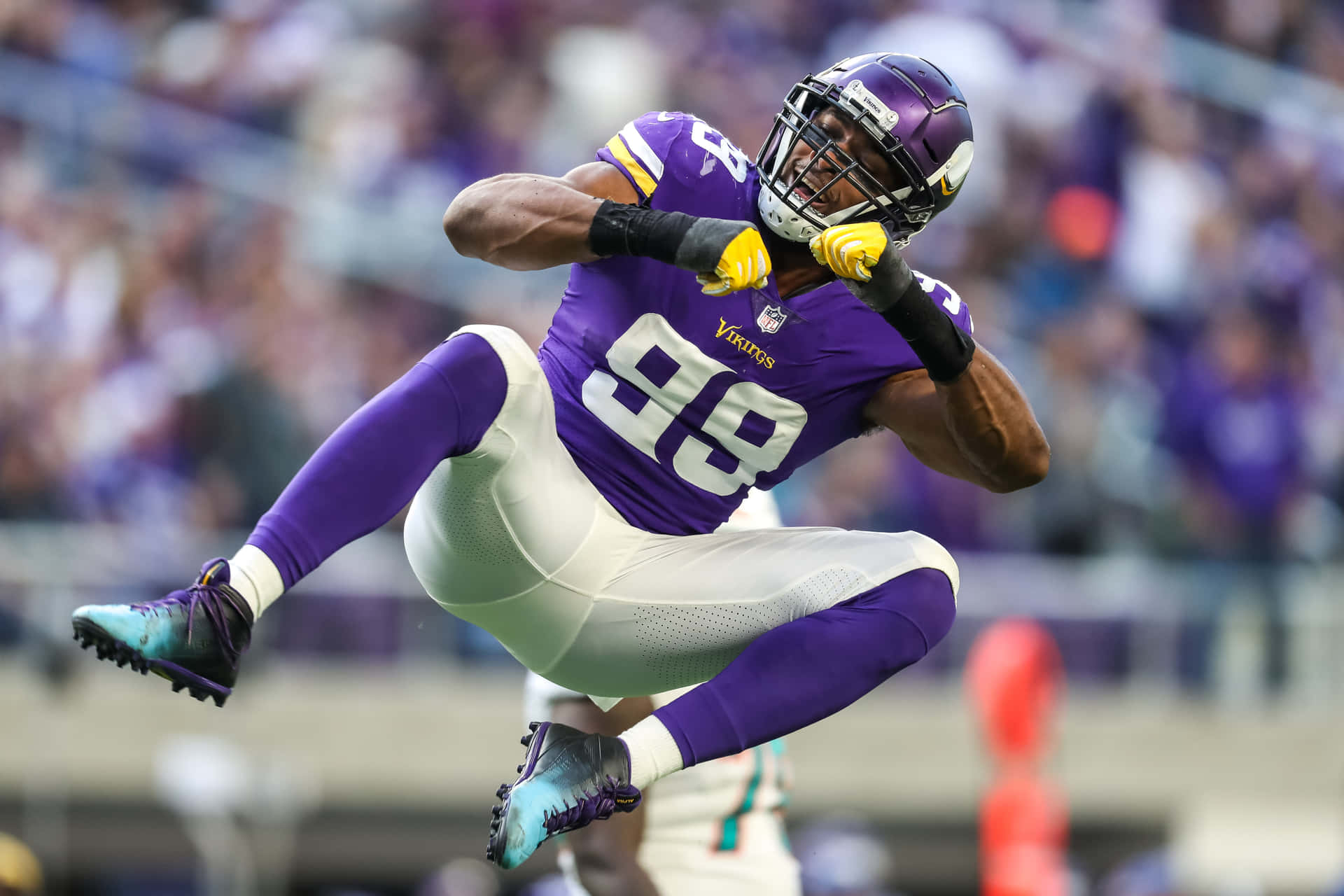 Danielle Hunter Minnesota Vikings Vs. Cincinnati Bengals Background