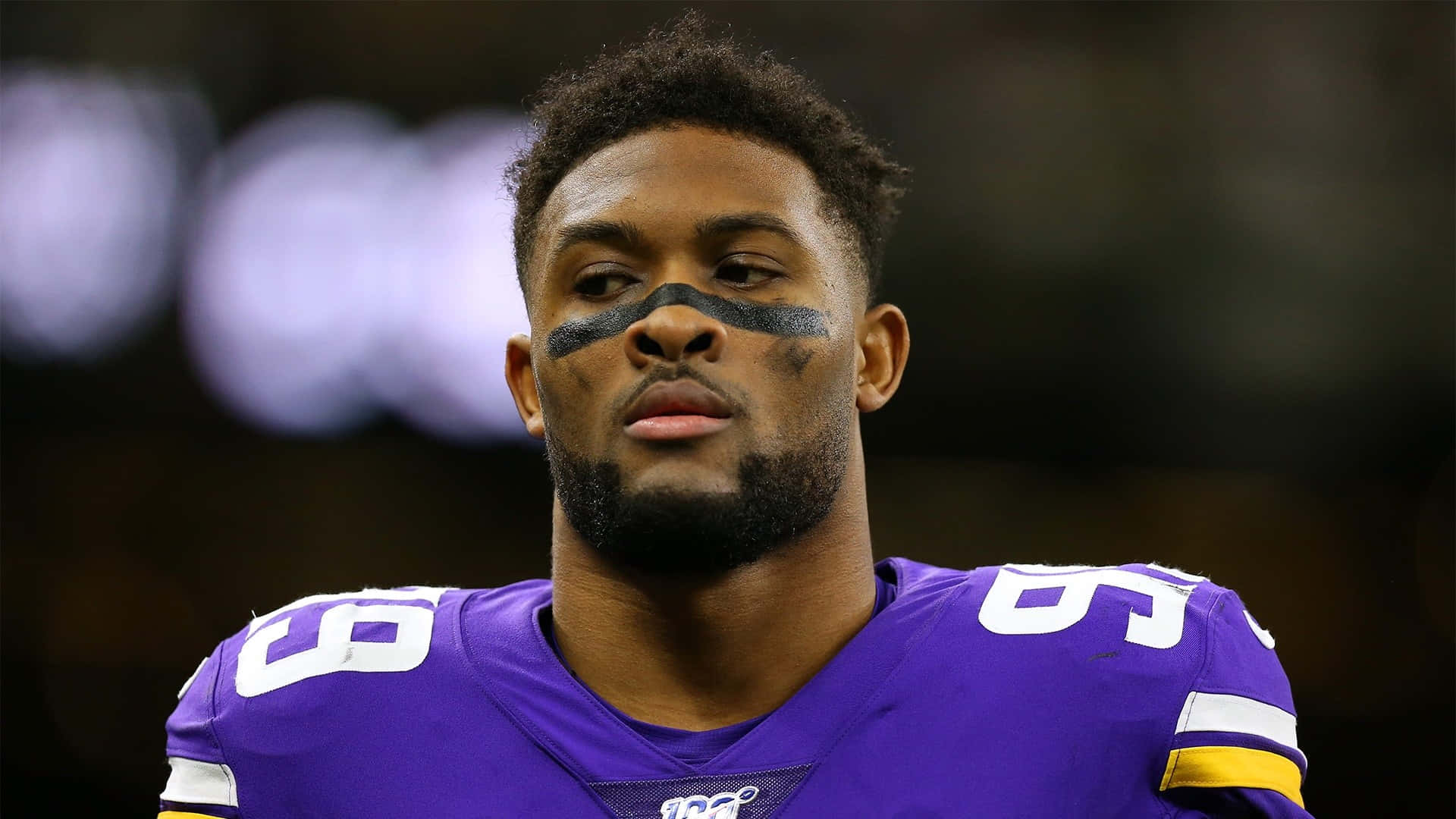 Danielle Hunter Minnesota Vikings Vs. New Orleans Saints Background