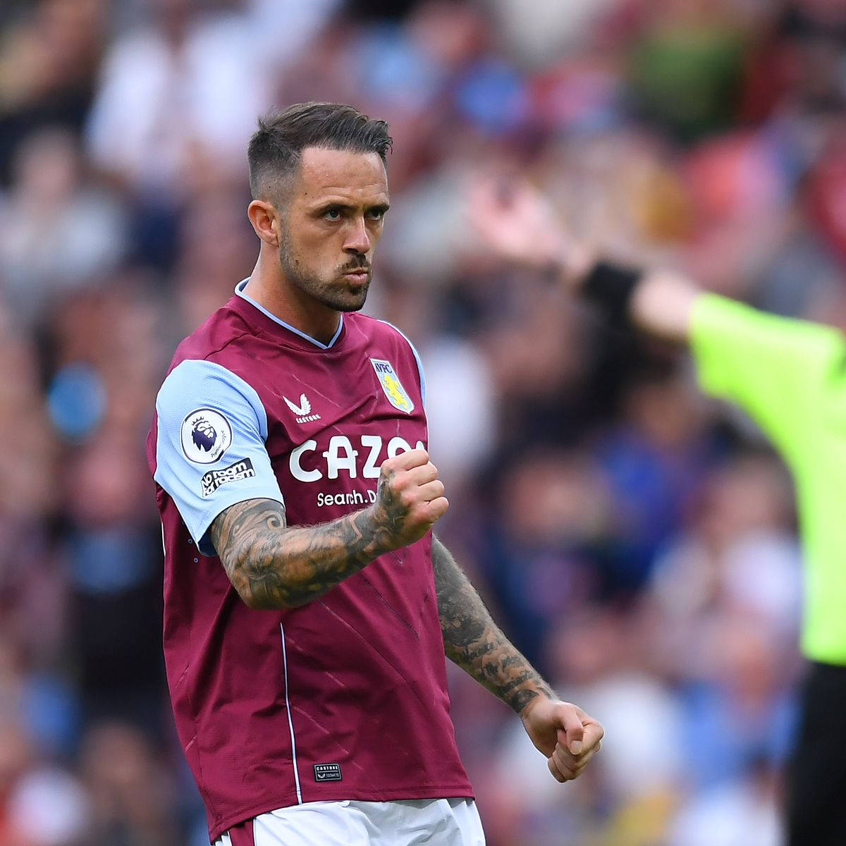 Danny Ings Fist Pump Background