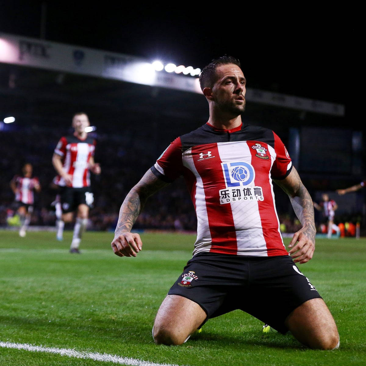 Danny Ings On Knees