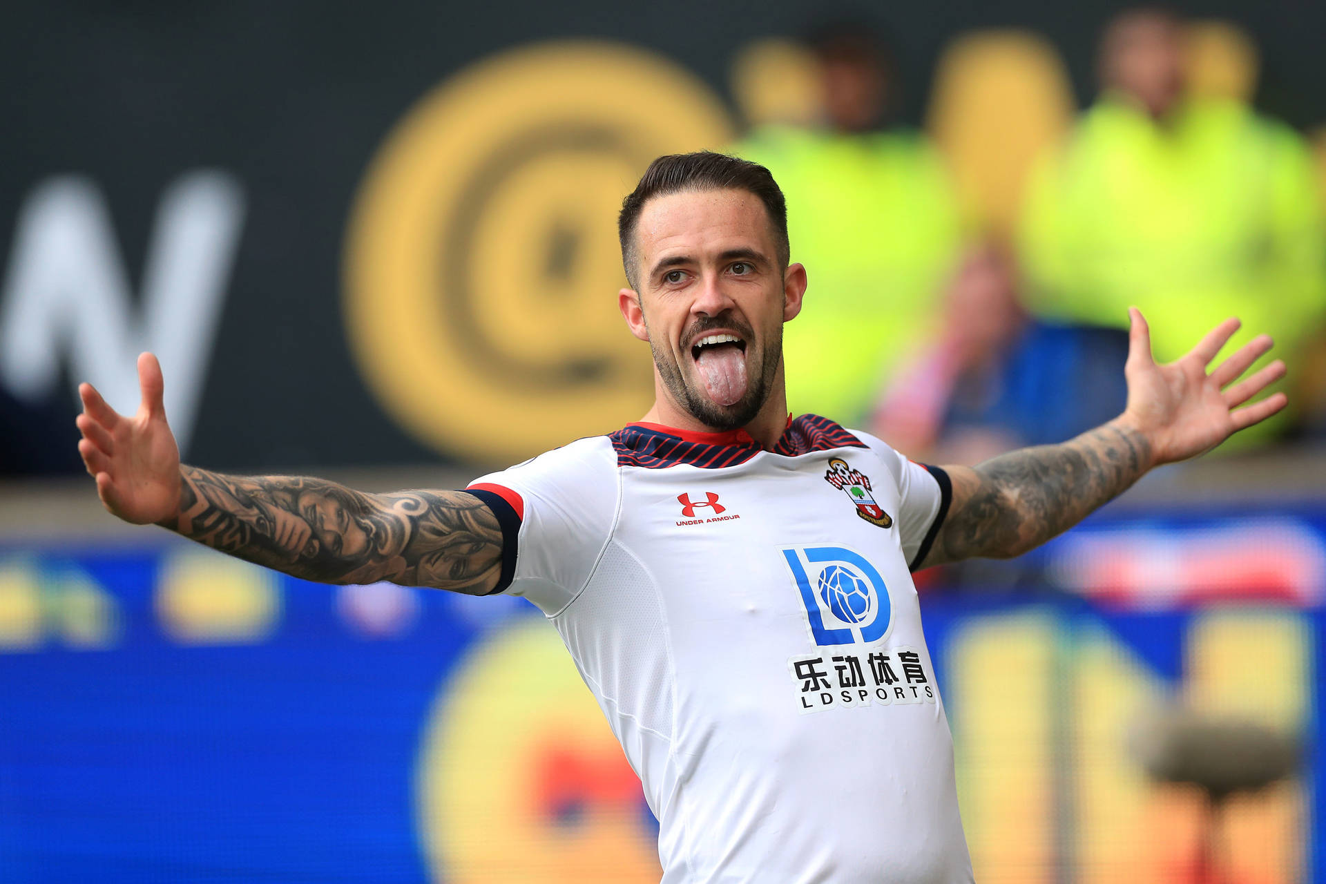 Danny Ings Tongue Out