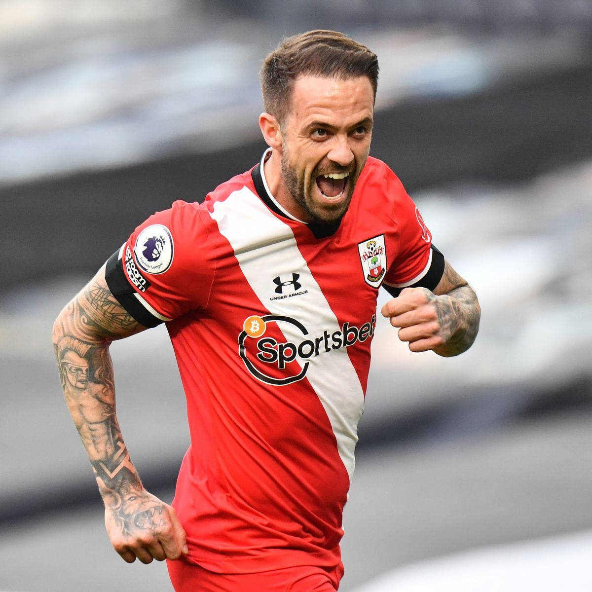 Danny Ings Wide Grin Background