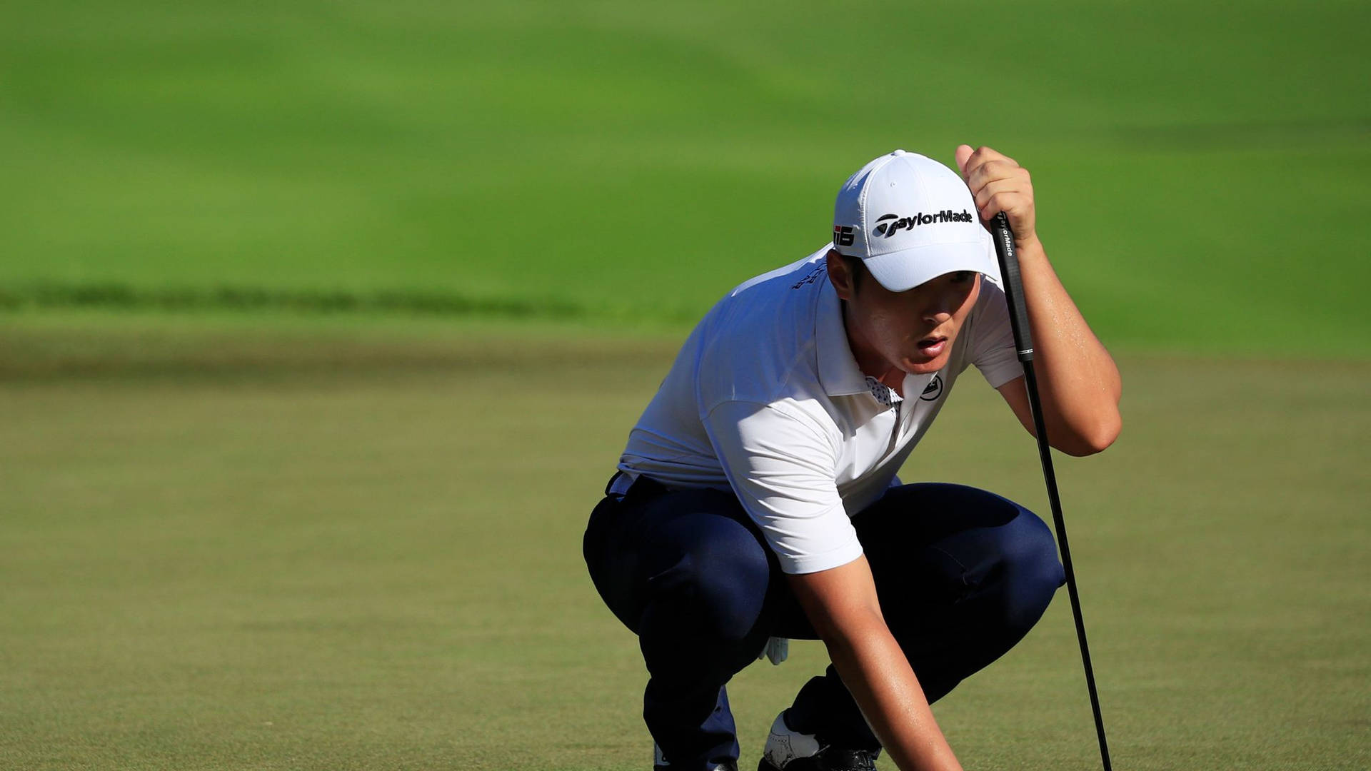 Danny Lee Positioning The Ball Background