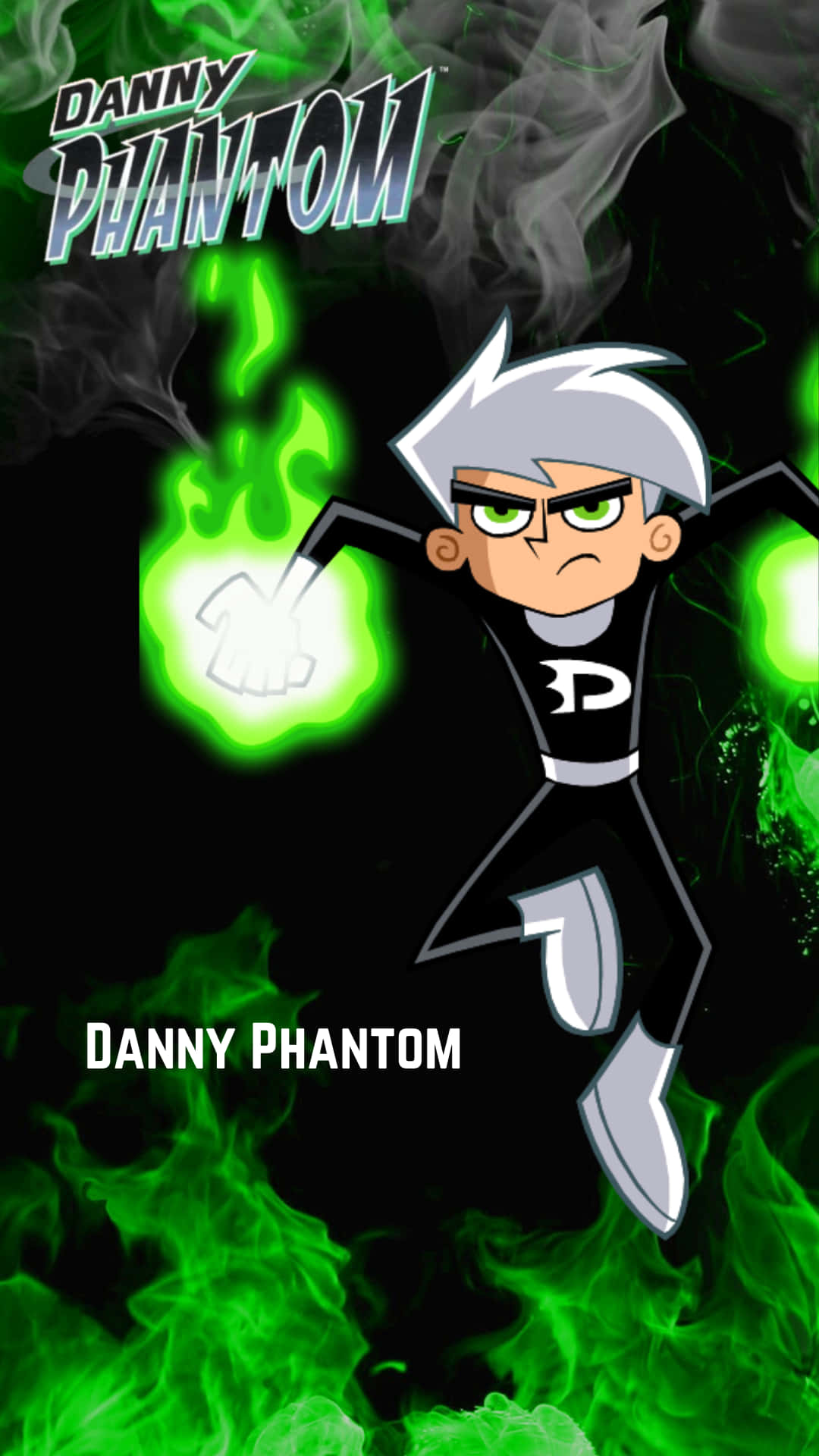 Danny Phantom Ghost Energy Background