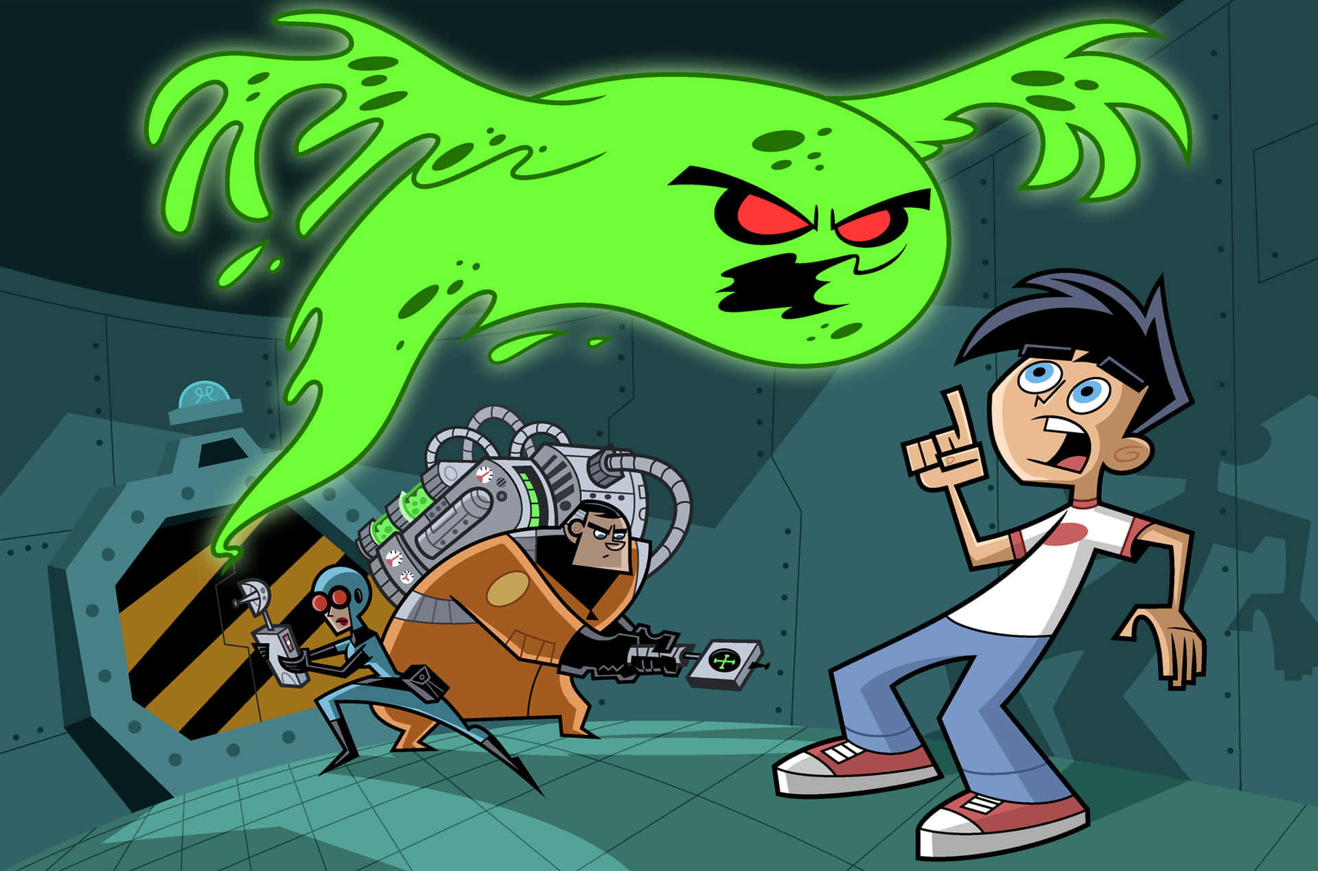Danny Phantom Mother Father Background