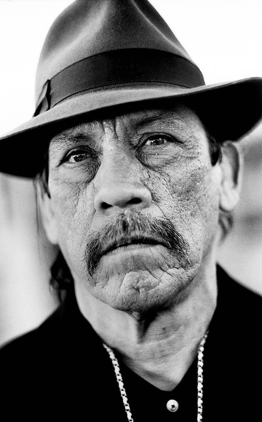 Danny Trejo Bnw Portrait