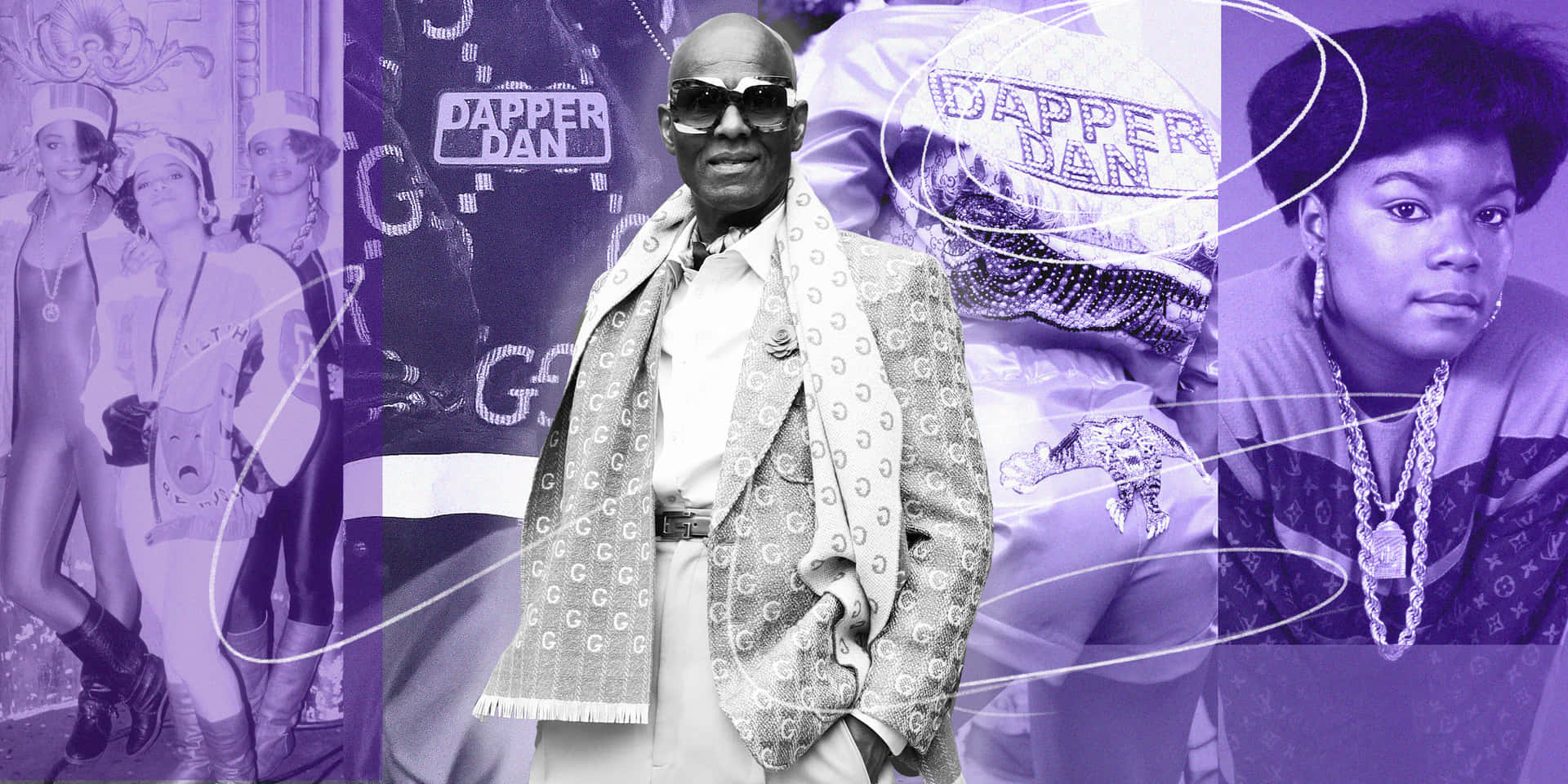 Dapper Dan In Gucci Suit Background