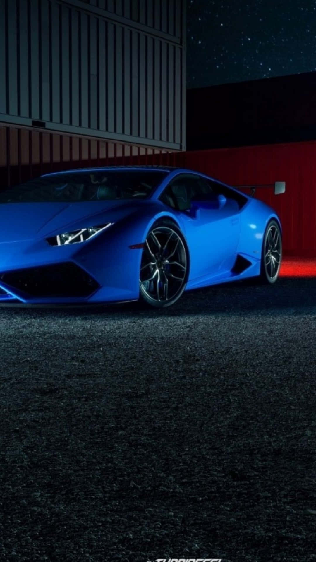 Dare To Be Different With A Brilliant Blue Lamborghini Iphone Background