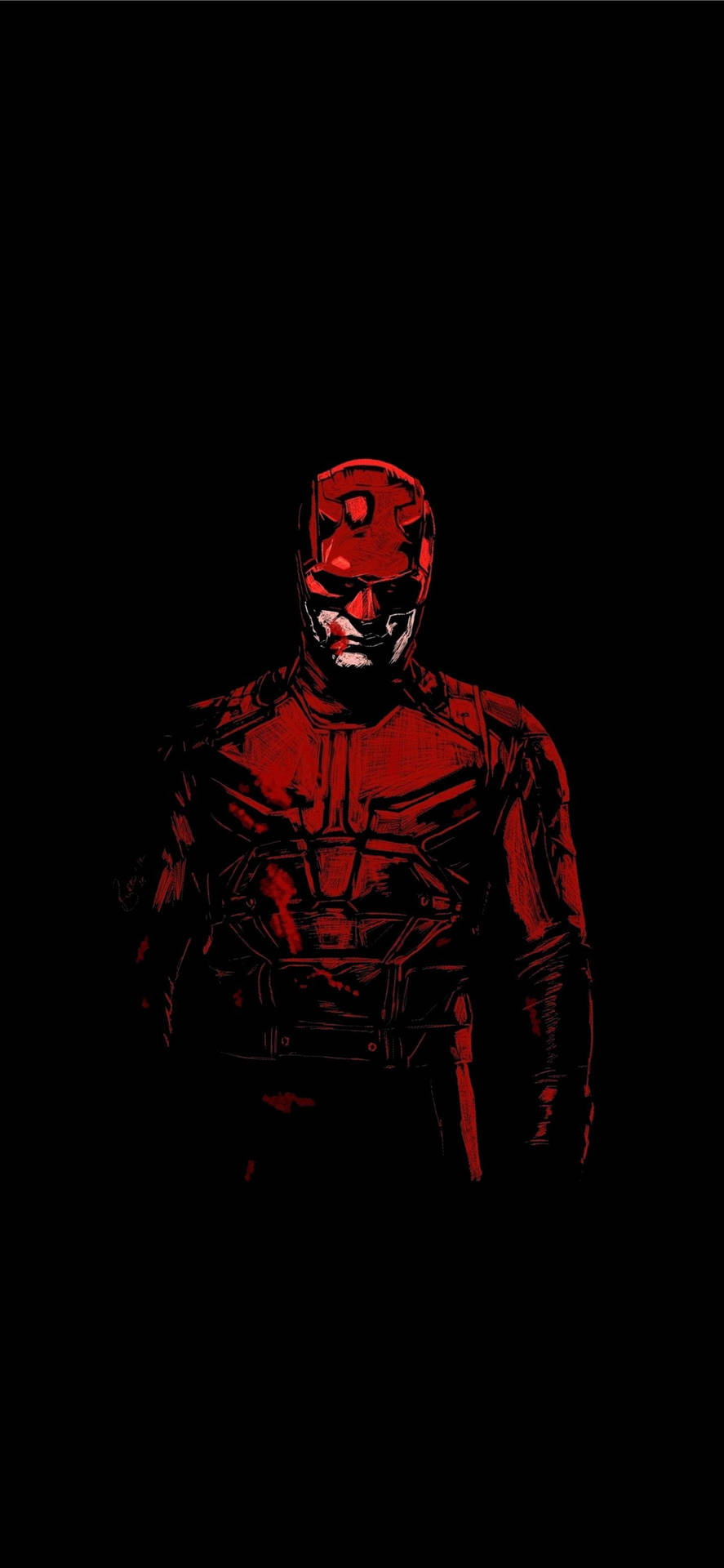 Daredevil Abstract Art For Phone Background