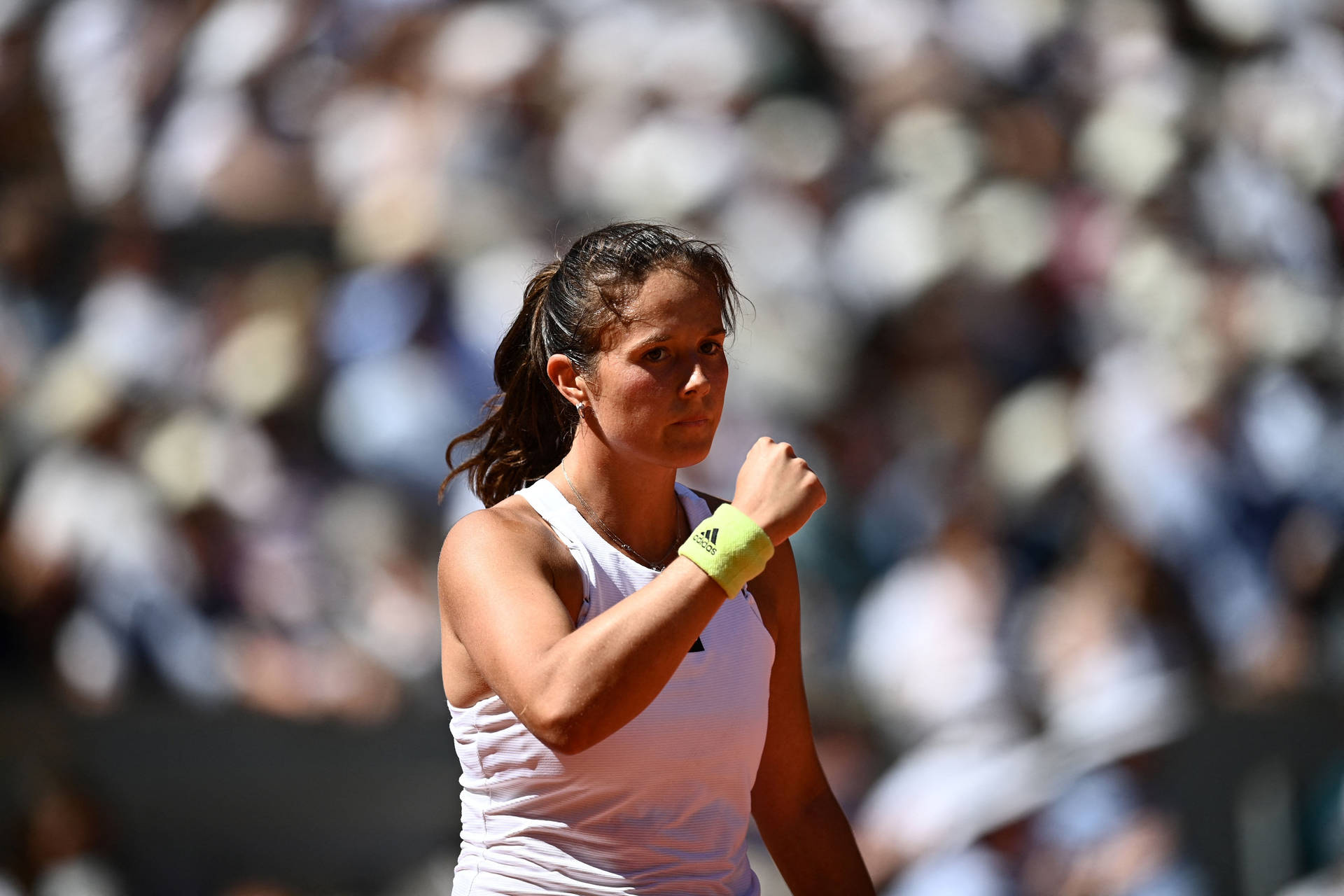 Daria Kasatkina Celebrating Victory Background