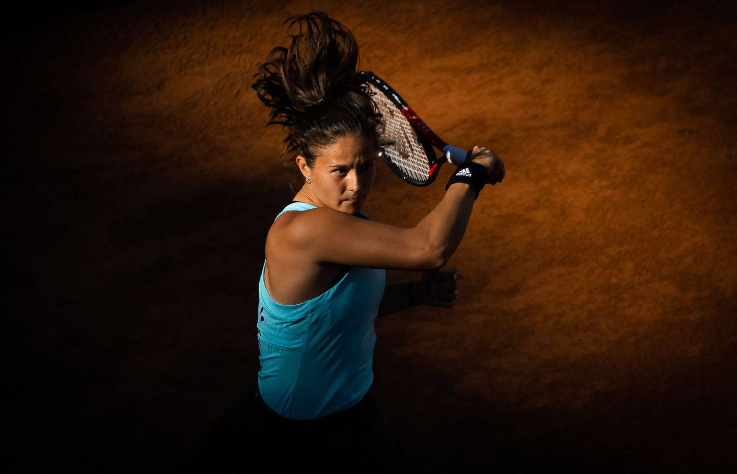 Daria Kasatkina Dark Brown Background Background