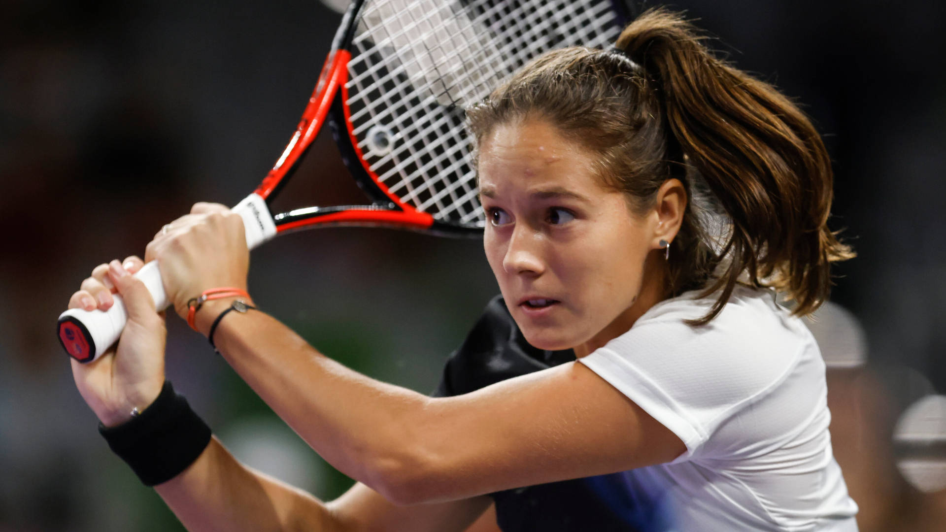 Daria Kasatkina In Action Background