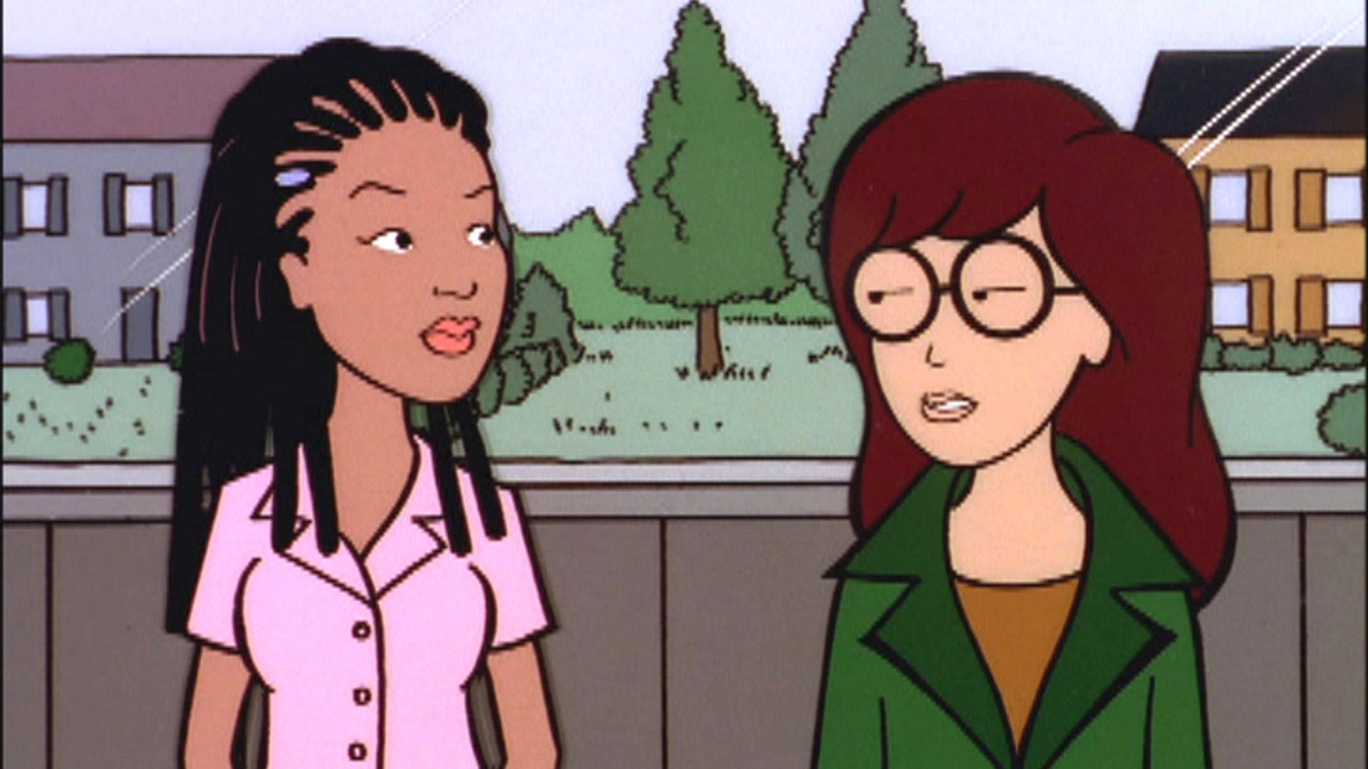 Daria With Jodie In School Background