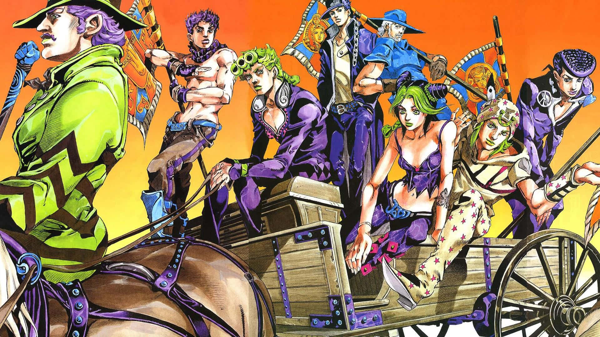 Daring And Charming - Joseph Joestar In Action! Background