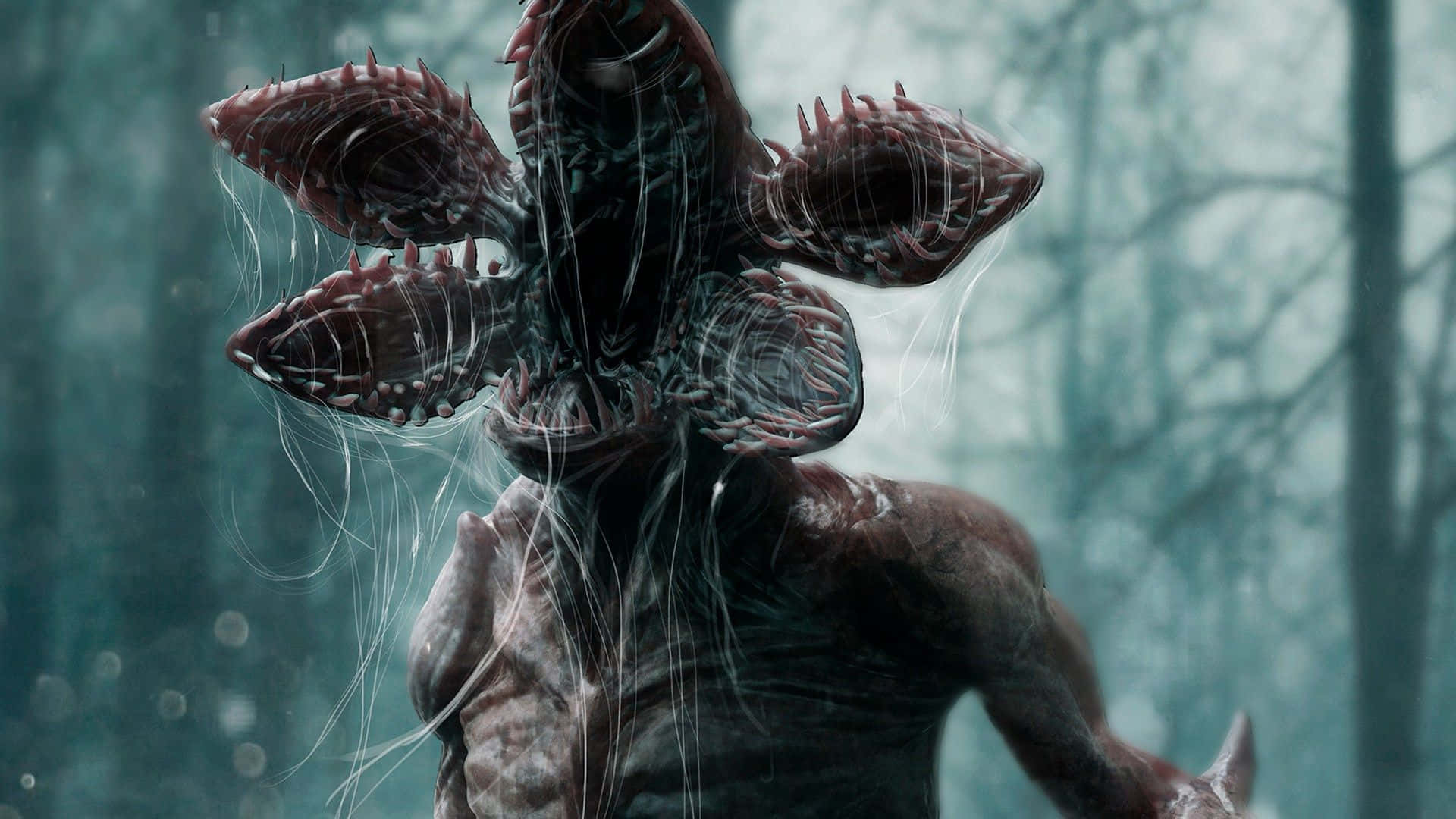 Daring Demogorgon Of Stranger Things Background