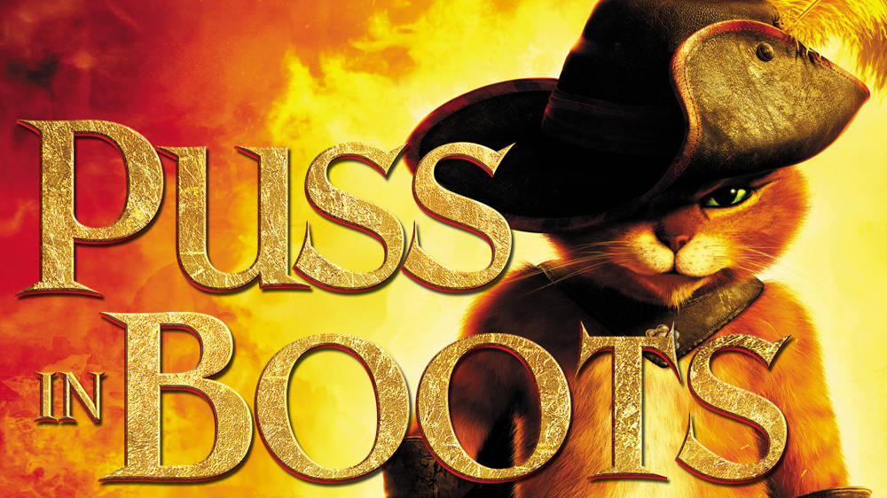 Daring Puss In Boots Background