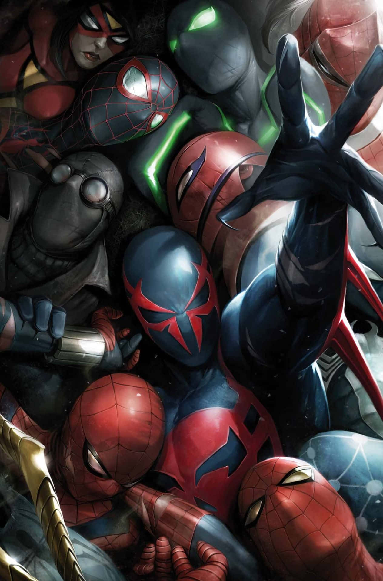 Daring Spider-man 2099 Ready For Action