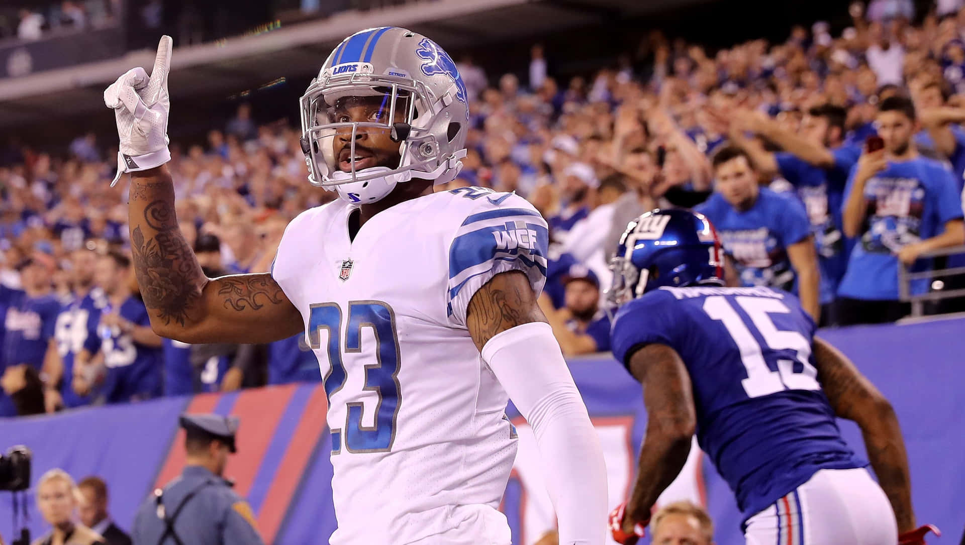 Darius Slay Number One Football Photography Background